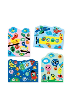 Pochette de coloriage à l’eau Caché dans le ciel Djeco
