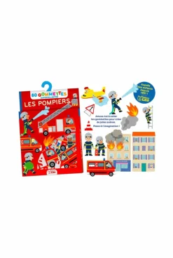 Pochette Les gommettes pompiers