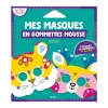 Pochette Mes masques en gommettes mousse Animaux