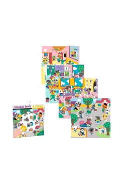 Pochette Stickers épais, à l'école - Gründ