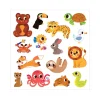 Pochette Stickers épais, animaux - Gründ