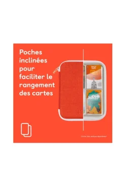 Porte carte orange Yoto