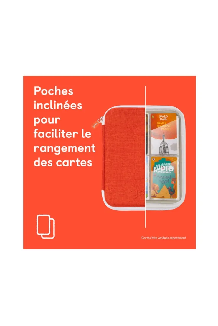 Porte carte orange Yoto