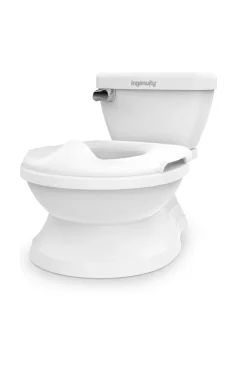Pot et mini-toilettes avec réducteur blanc