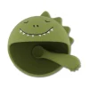 Premier set repas bébé assiette et cuillère, Mr dino