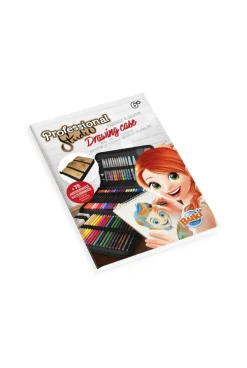 Professional studio Trousse à dessin et bloc de 35 feuilles Buki