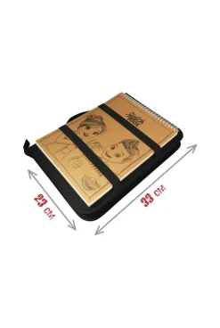 Professional studio Trousse à dessin et bloc de 35 feuilles Buki