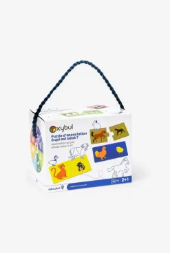 Puzzle d'association A qui est bébé ? Oxybul