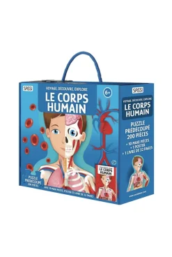 Puzzle découverte du Corps Humain et son livret Sassi