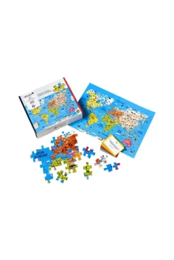Puzzle du monde 200 pièces Oxybul