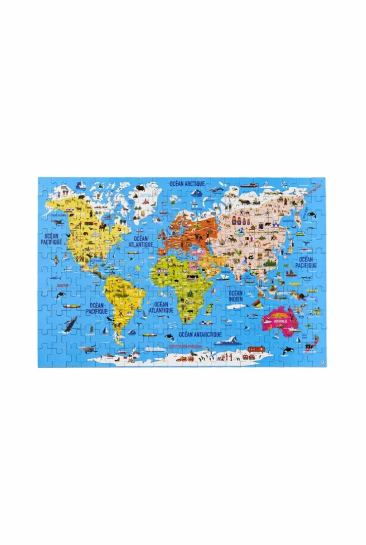 Puzzle du monde 200 pièces Oxybul
