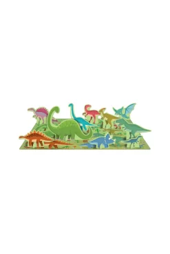 Puzzle et livre les Dinos Coffret QBOX Sassi