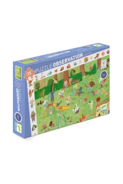 Puzzle Le square des petits amis 35 pièces Djeco
