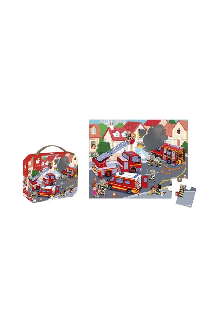 Puzzle Pompier 24 pièces Janod