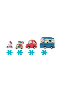 Puzzle XXL Véhicules 18 pièces Goula