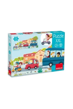 Puzzle XXL Véhicules 18 pièces Goula