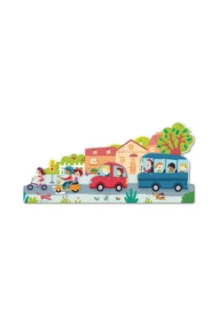 Puzzle XXL Véhicules 18 pièces Goula
