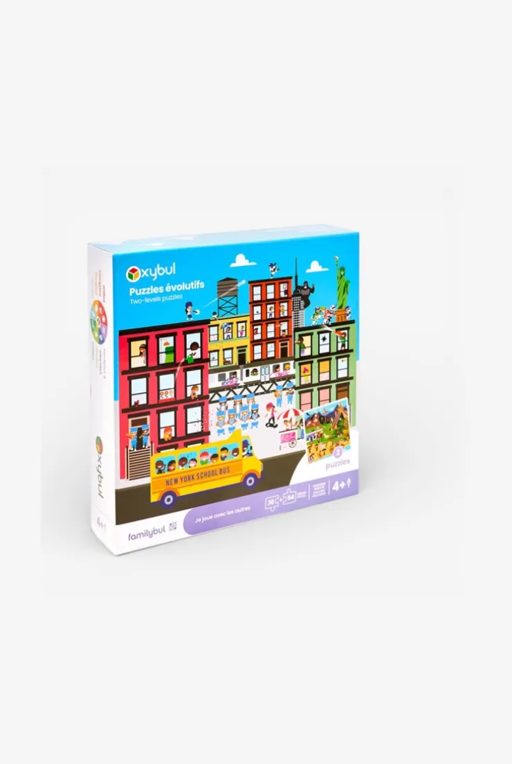 Puzzles évolutifs 36 et 54 pièces Oxybul