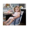 Rehausseur de chaise Easy Up rayé bleu Babytolove