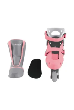 Rollers evolutifs 2 en 1 taille 30/33 rose, Globber