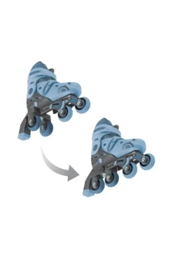 Rollers évolutifs 2 en 1 taille 30-33 Bleu Pastel Globber