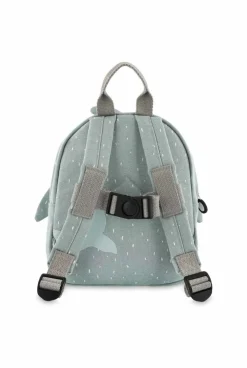 Sac à dos maternel bleu gris requin