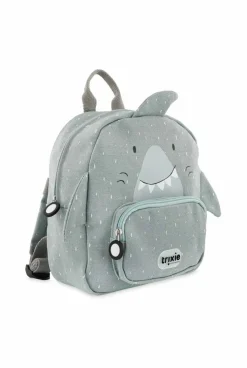 Sac à dos maternel bleu gris requin