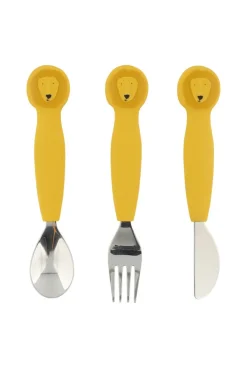 Set de 3 couverts en silicone Lion TRIXIE
