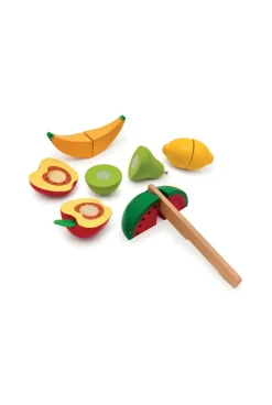 Set de 5 fruits à découper en bois Oxybul