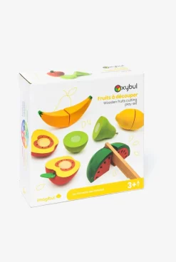Set de 5 fruits à découper en bois Oxybul