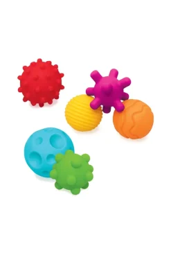 Set sensoriel 24 pièces balles, animaux, cubes et pyramides à empiler Infantino
