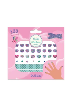 Stickers ongles Petites fleurs Djeco