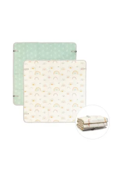 Tapis d'éveil nomade en mousse à bords repliables Infantino