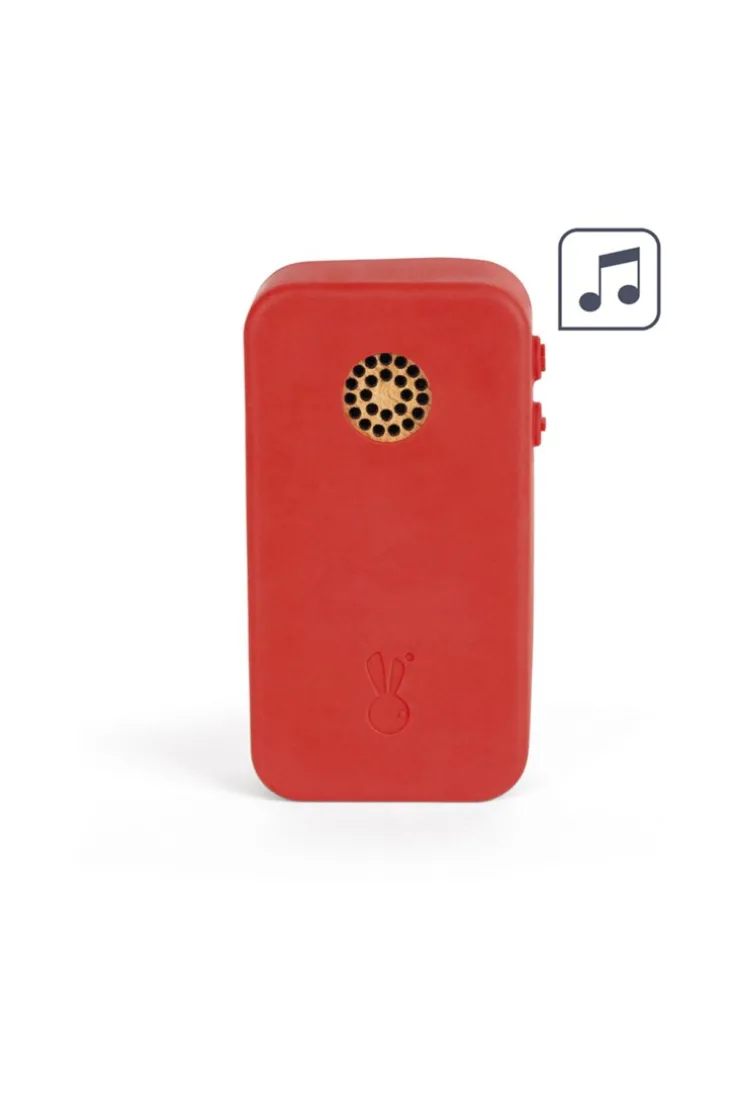 Téléphone sonore bois et silicone Janod
