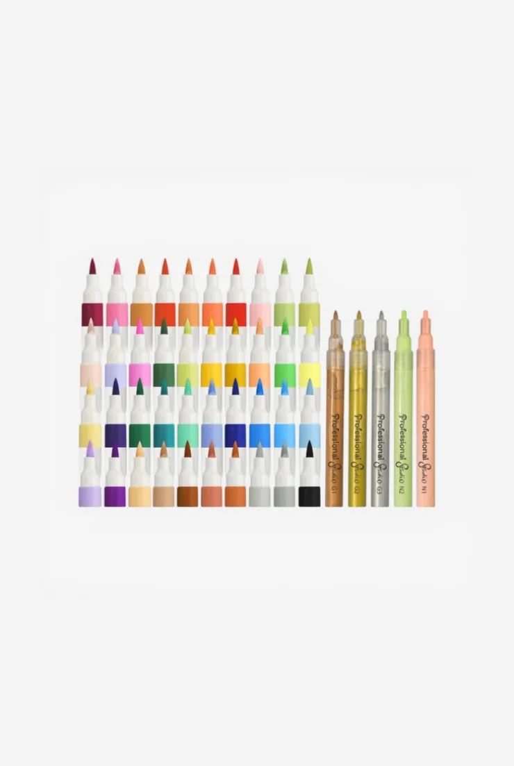 Trousse de 45 feutres acryliques Buki