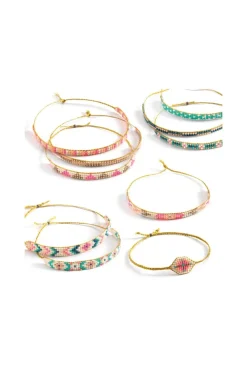 Un coffret de bracelets perles et métier à tisser Djeco