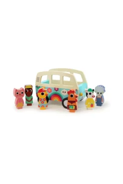 Van sonore animaux en bois Vilac