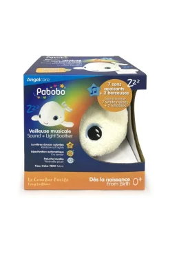 Veilleuse baleine beluga lumineuse et sonore Pabobo