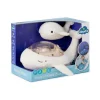 Veilleuse musicale et projection baleine blanche et son baleineau Cloud B